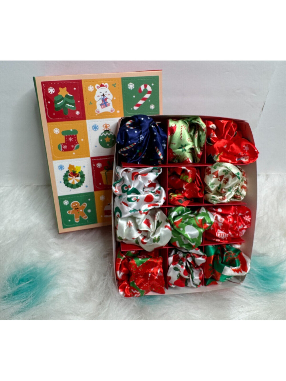 12 Days SCRUNCHIES CHRISTMAS Advert Calendar